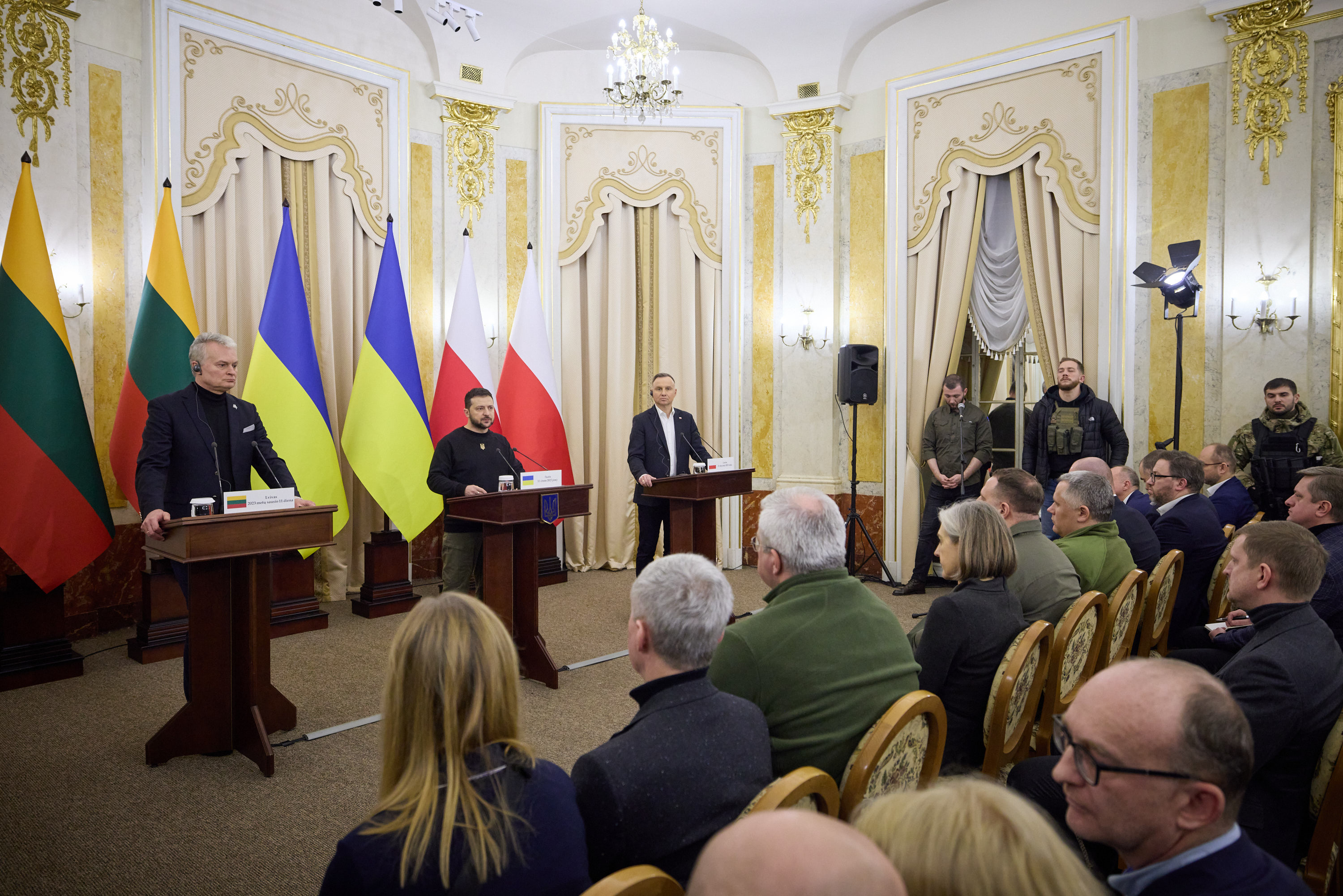 Зображення до:  Польща обіцяє Україні танки, Литва — ППО: підсумки зустрічі президентів