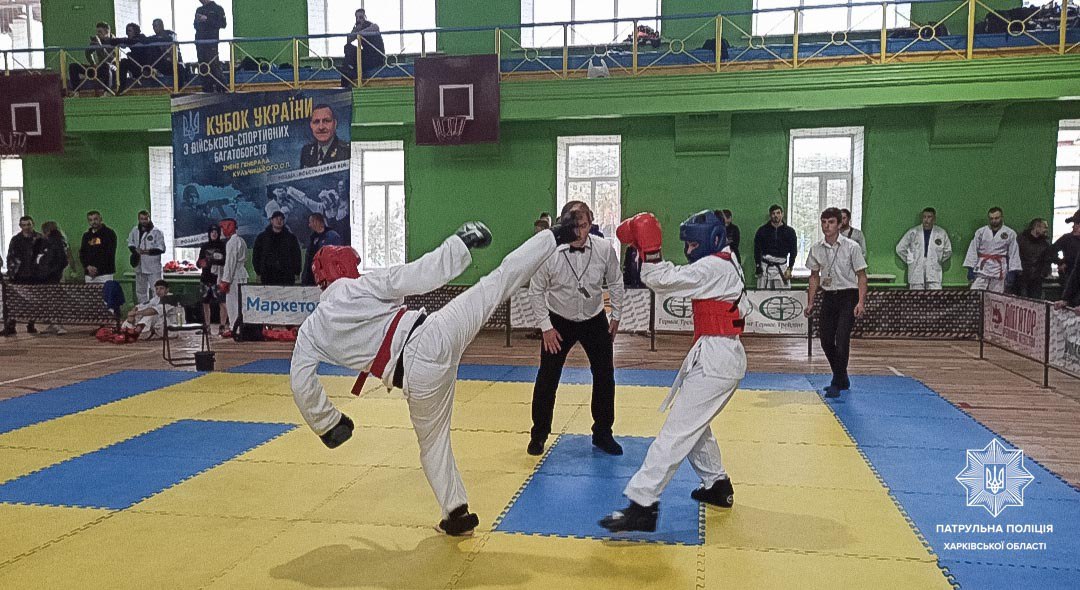 Зображення до посту: Патрульна з Харкова здобула «золото» на Кубку України з військово-спортивних багатоборств 