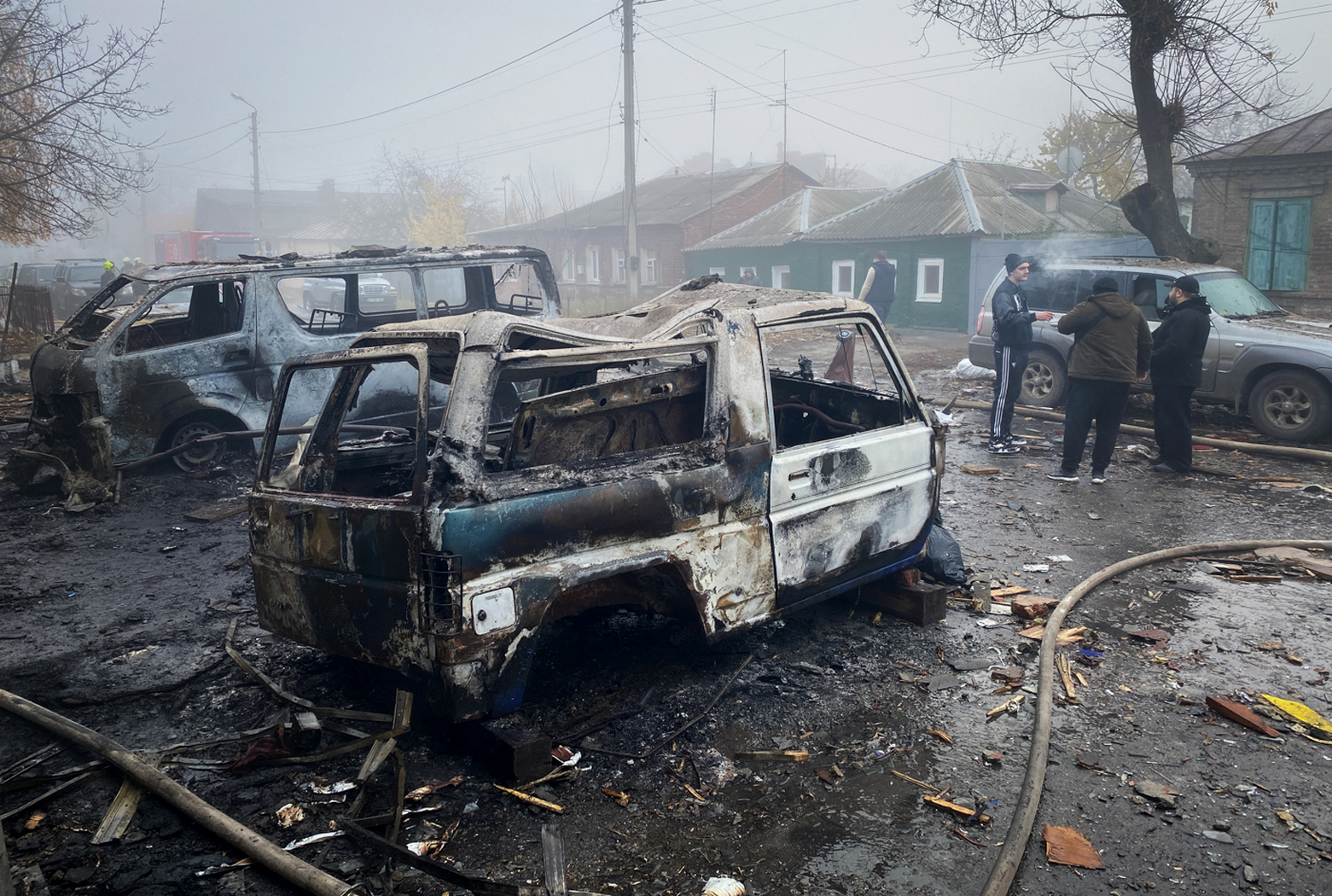 Зображення до:  росія в ніч на 3 листопада атакувала дронами Харків і передмістя: фото наслідків