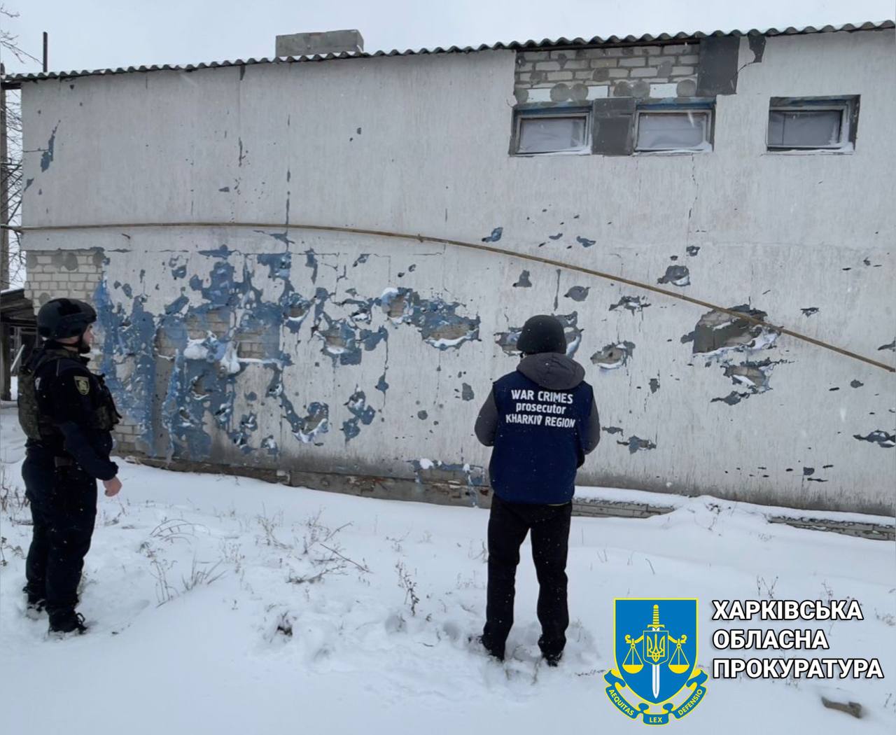 Зображення до:  У прокуратурі показали наслідки обстрілу Вільчі та Юрченкового