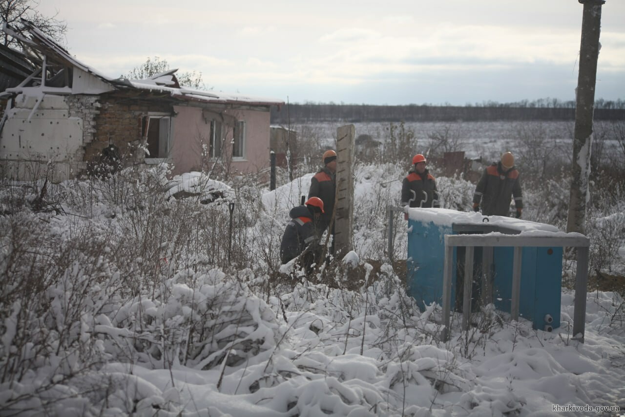 Зображення до:  На Ізюмщині заживили деокуповане село Топольське