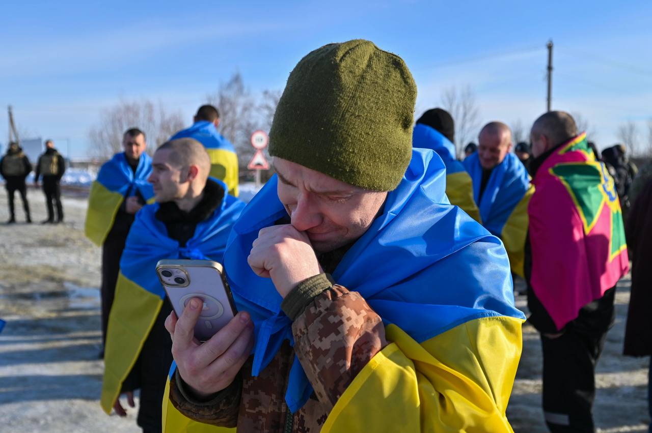 Зображення до:  Серед звільнених з полону 31 січня — 8 жителів Харківщини