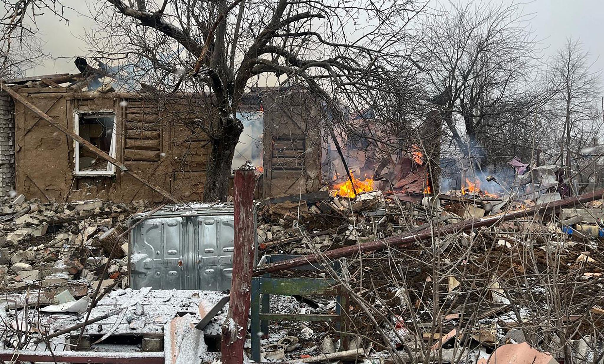 Зображення до:  Обстріли Харківщини 21 лютого: загинув цивільний, ще один поранений