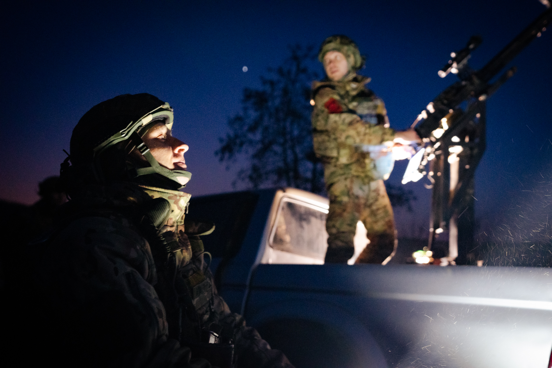 Зображення до посту: Нацгвардійці охороняють Харків від російських «шахедів»: фоторепортаж