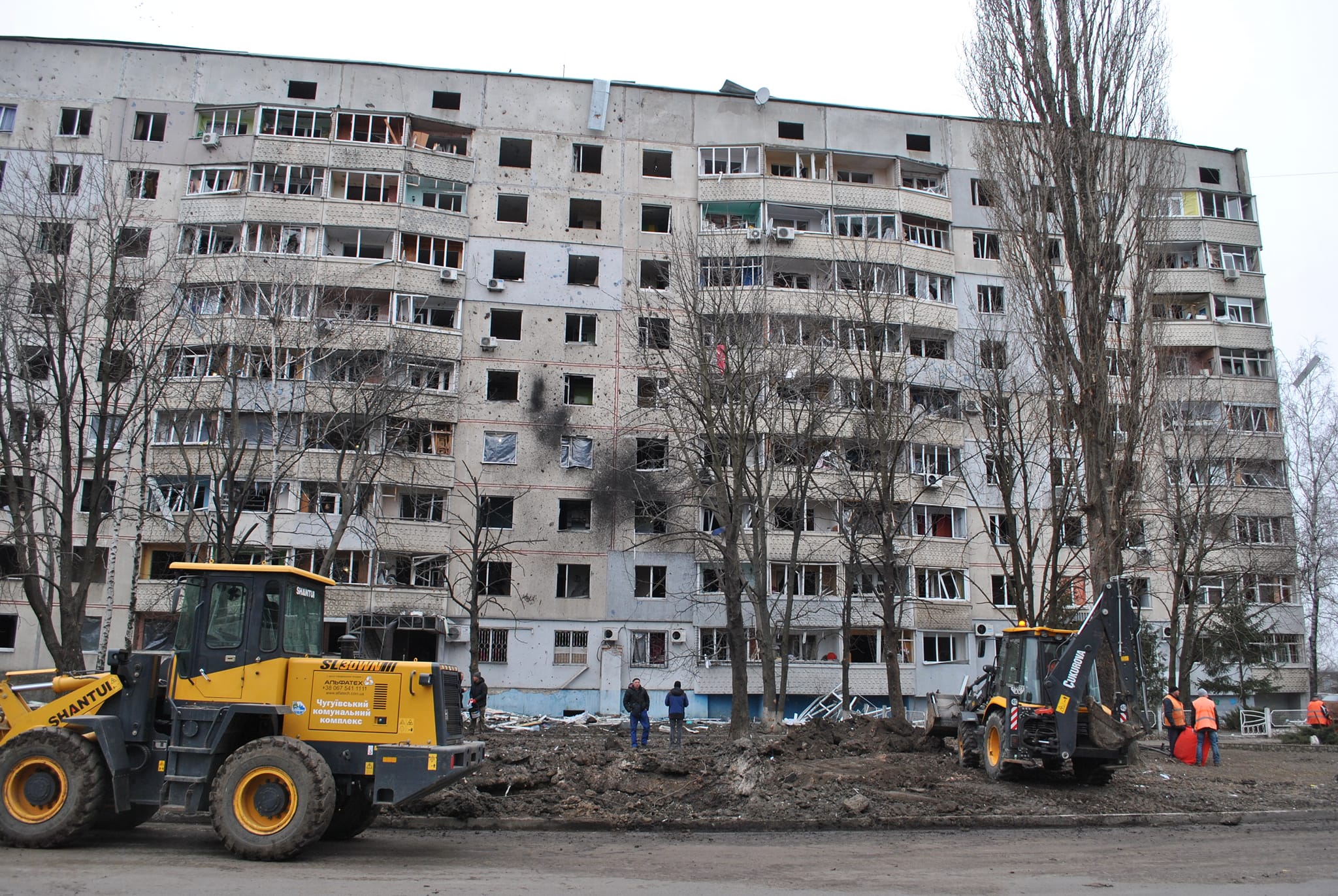 Зображення до:  Російський удар по Чугуєву 8 березня пошкодив водогін