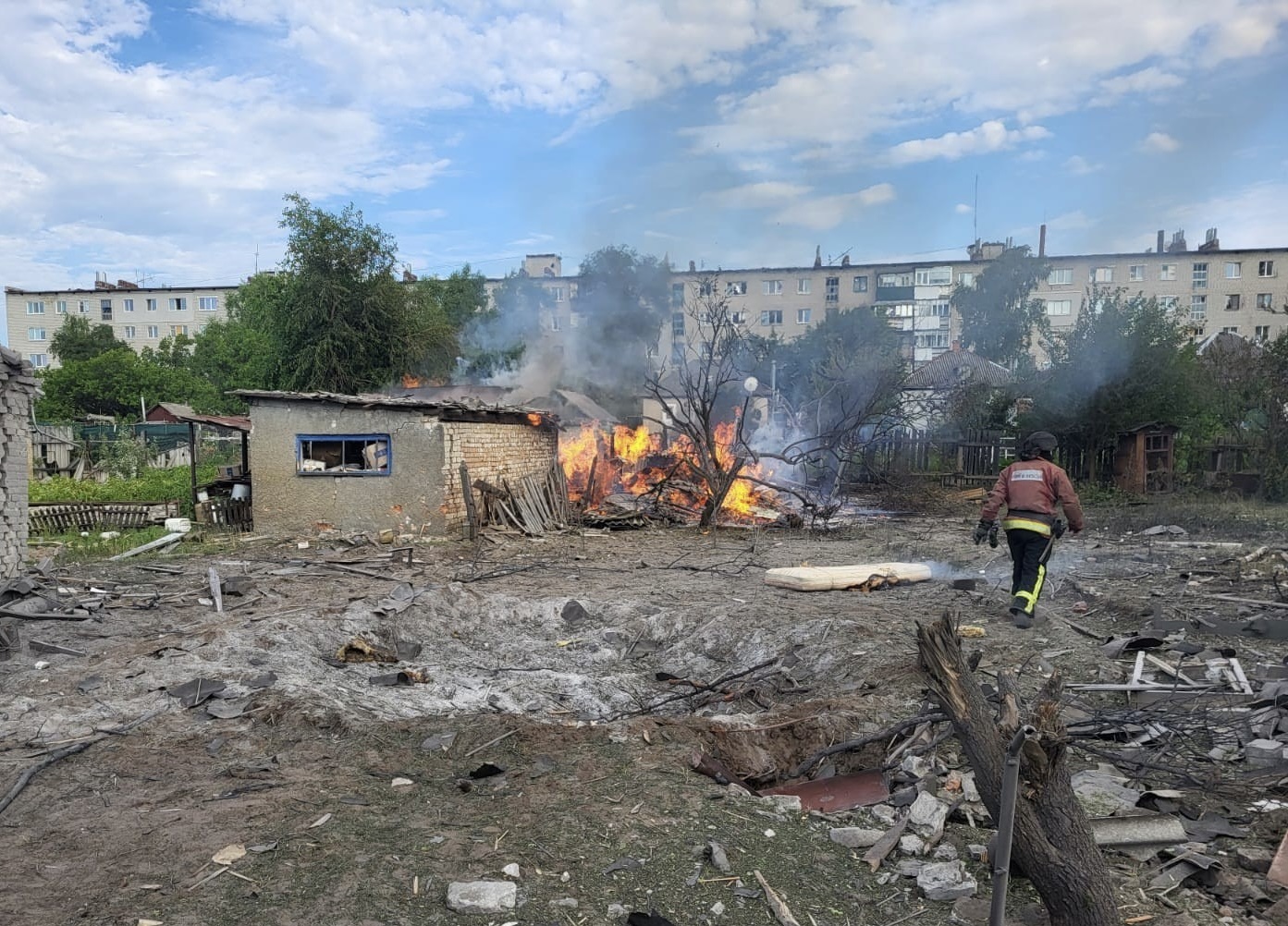 Зображення до:  Купʼянськ-Вузловий під російським обстрілом: загинули двоє людей