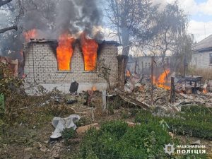 Зображення до посту: У поліції показали наслідки обстрілів Харківщини за добу: фото