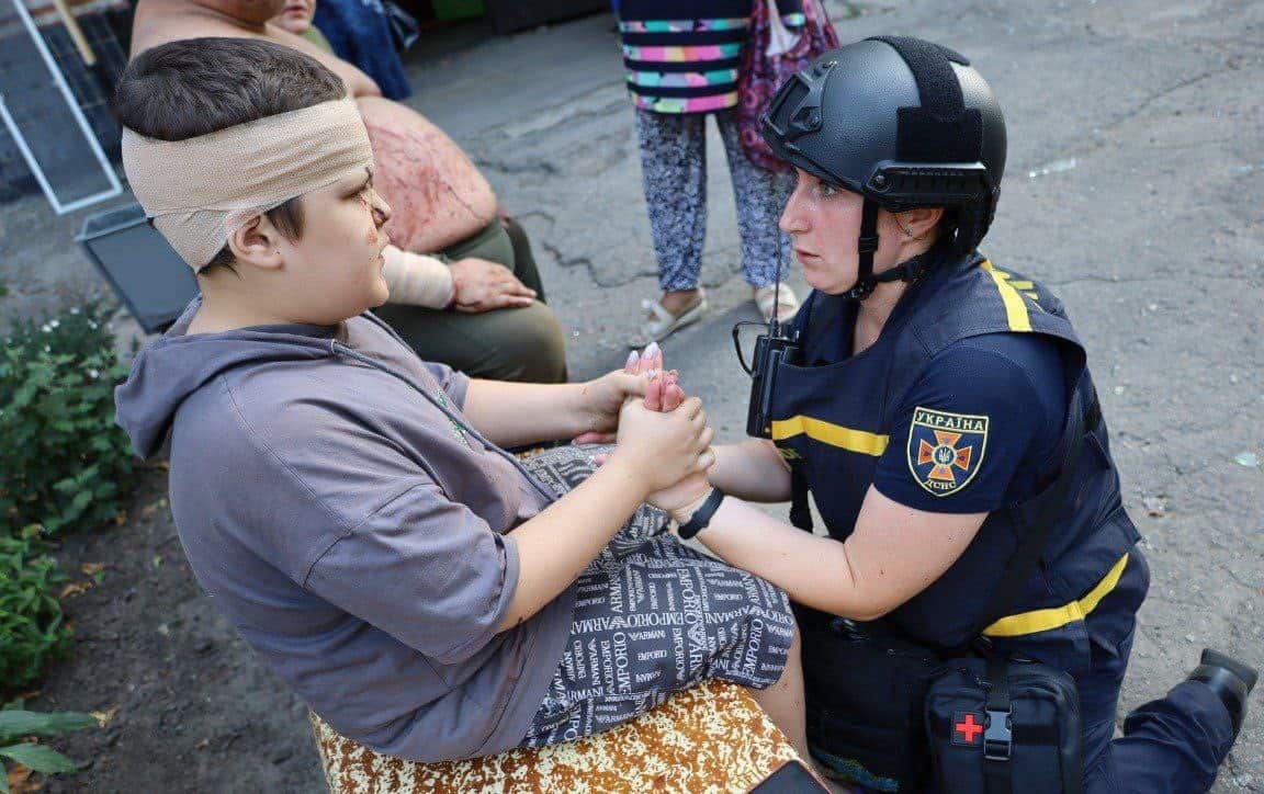 Зображення до:  Постраждалих від обстрілу Харкова вже 77 — ДСНС