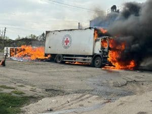 Зображення до посту: На Донеччині від обстрілу загинули працівники Червоного Хреста