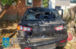 Зображення до посту: Їхали годувати тварин: FPV атакував авто в Козачій Лопані, є загиблий та поранені