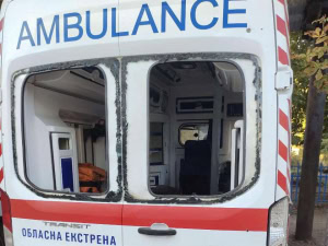 Зображення до посту: Обстріл Куп’янська 1 жовтня: водій швидкої допомоги в лікарні з контузією