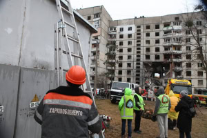 Зображення до посту: На Салтівці відновили світло після російського обстрілу 30 жовтня