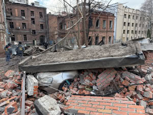 Зображення до посту: Центр Харкова після російського удару 25 листопада: фоторепортаж