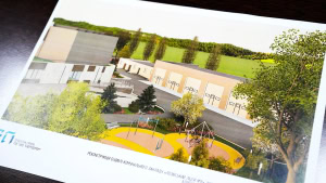 Зображення до посту: У Лозовій відбудують школу, зруйновану російським ударом