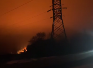 Зображення до посту: Російські «шахеди» атакували Дергачі: момент удару потрапив на відео