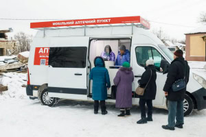 Зображення до посту: Де на Харківщині працюють мобільні аптеки: список громад