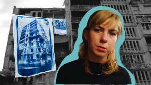 Зображення до посту: «Я не була готова до того, що побачу на Північній Салтівці»: мисткиня Таня Бакум презентувала проєкт про війну в Україні