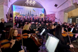 Зображення до посту: У метро Харкова провели концерт-реквієм пам’яті полеглих захисників: фото