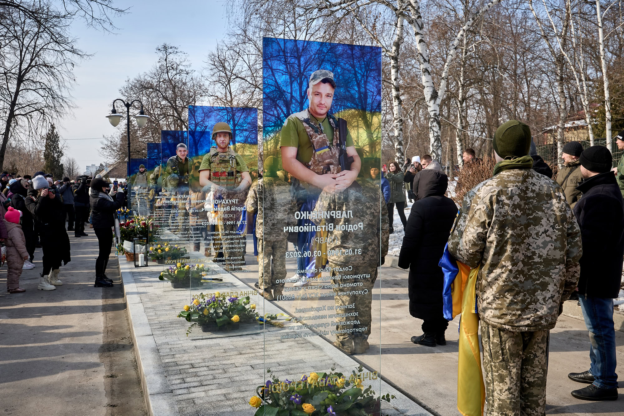 Зображення до:  У Кулиничах відкрили Алею пам’яті загиблих захисників України: фото