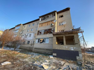 Зображення до посту: Російська армія обстріляла Куп’янськ з РСЗВ «Ураган»: фото наслідків