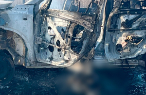 Зображення до посту: У Чугуївському районі дрон влучив в авто: загинув чоловік, ще один поранений