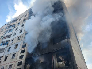 Зображення до посту: Десять ударів завдали російські війська по Харківщині за добу: є постраждалий та руйнування