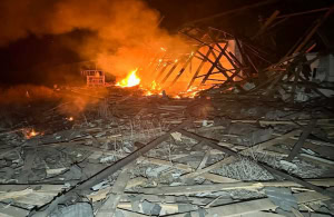 Зображення до посту: На Чугуївщині через дронову атаку постраждали троє людей, на Куп’янщині горів склад