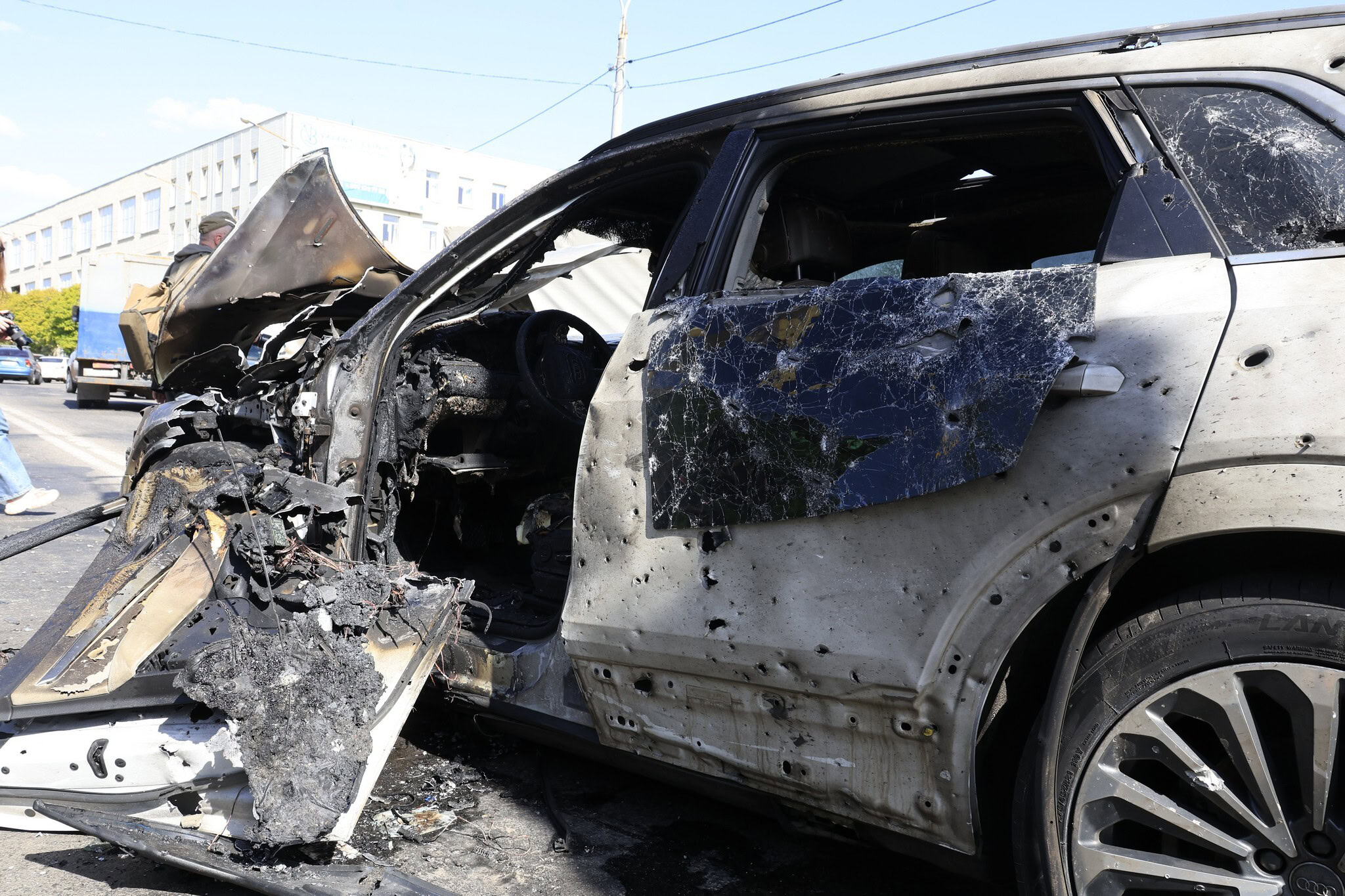 Зображення до:  У Харкові помер водій, поранений під час обстрілу «шахедів» 22 квітня