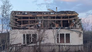 Зображення до посту: У Лютівці від авіаудару постраждала жінка