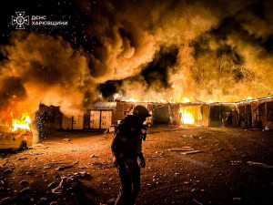 Зображення до посту: У Куп’янську від авіаударів постраждали троє цивільних, спалахнули пожежі