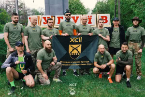 Зображення до посту: Чугуїв — Харків. Військові 92-ї бригади пробігли марафон пам’яті полеглих побратимів