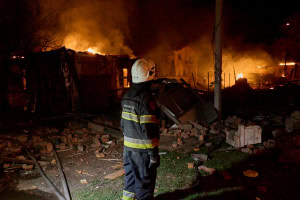 Зображення до посту: У Харкові пролунала серія вибухів: місто — під ударом «шахедів»