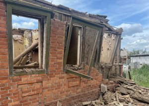 Зображення до посту: Російські військові вдарили безпілотником по Золочеву