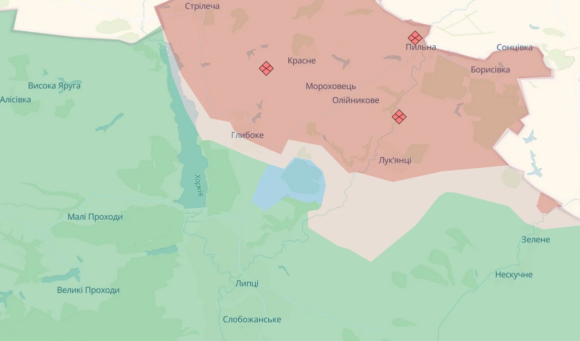 Зображення до:  На Харківському напрямку фіксують загострення: окупанти пішли на штурм