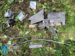 Зображення до посту: В адмінбудівлю у Чугуєві вдарила російська «Молнія»