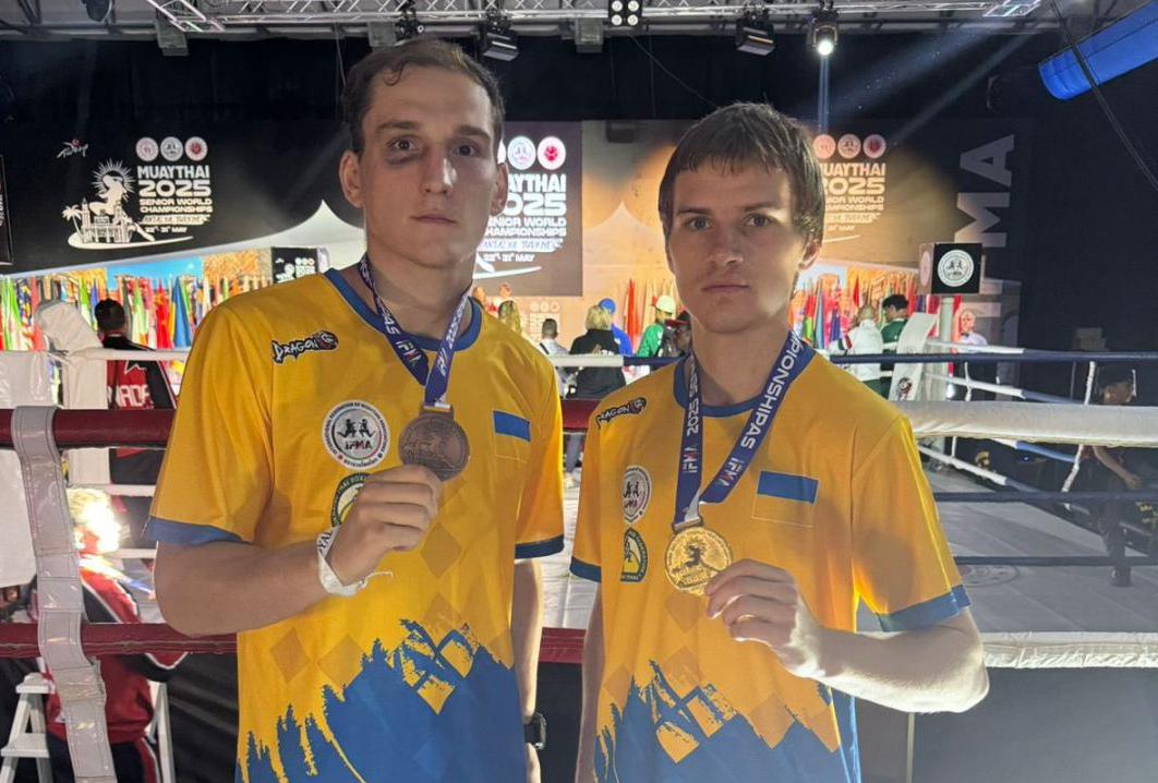 Зображення до:  Спортсмени Харківщини вибороли дві медалі чемпіонату світу з муай-тай
