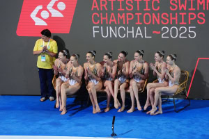 Зображення до посту: Харківські синхроністки здобули два «срібла» чемпіонату Європи