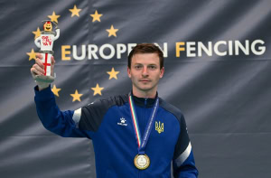 Зображення до посту: Харків’янин здобув золоту медаль чемпіонату Європи з фехтування