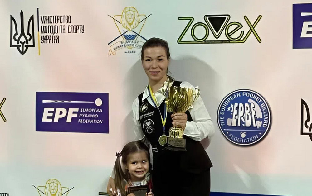 Зображення до:  Харків’янка виборола «срібло» чемпіонату України з більярду