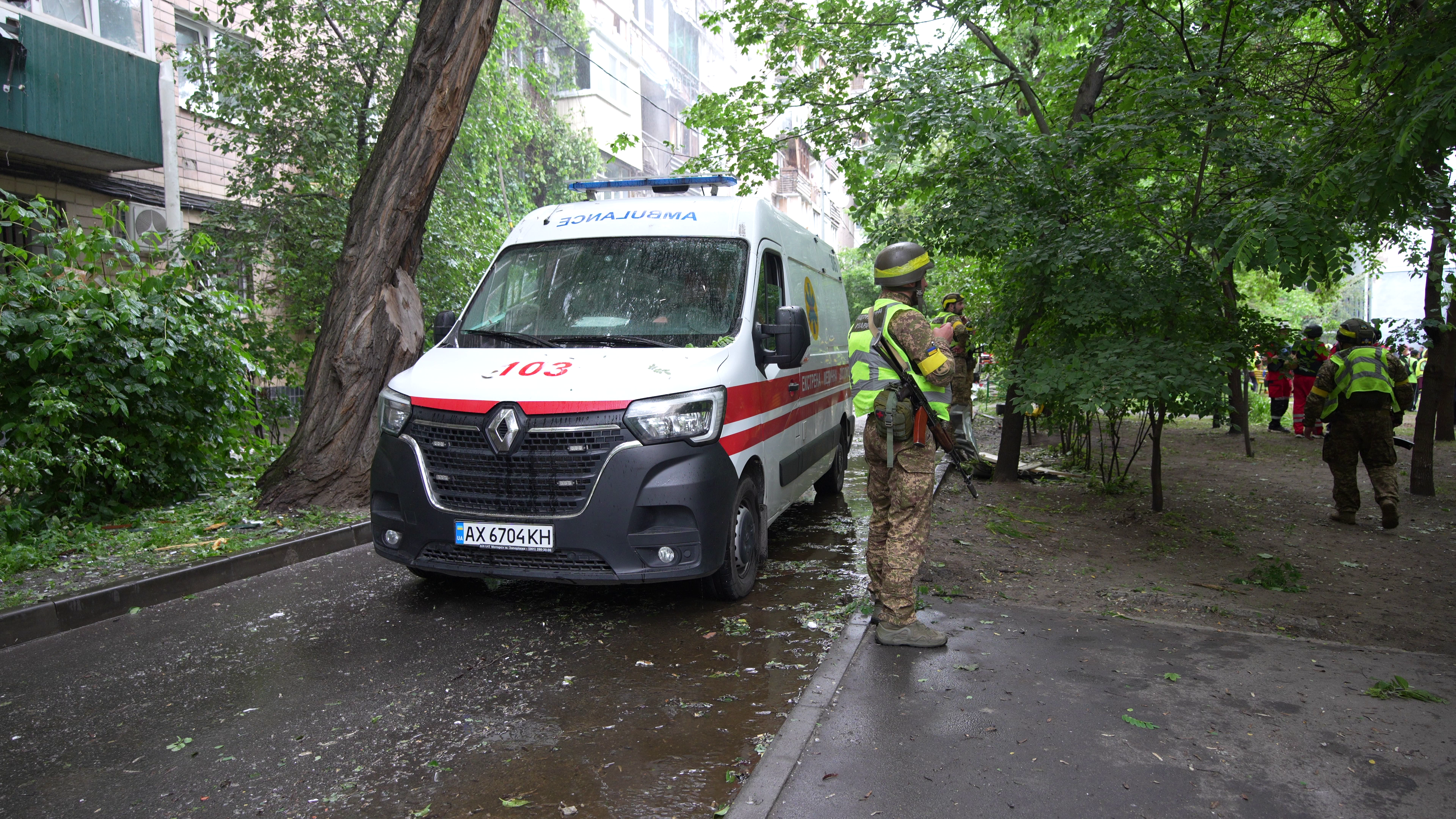 Зображення до:  У Богодухові побільшало постраждалих від атаки дрона