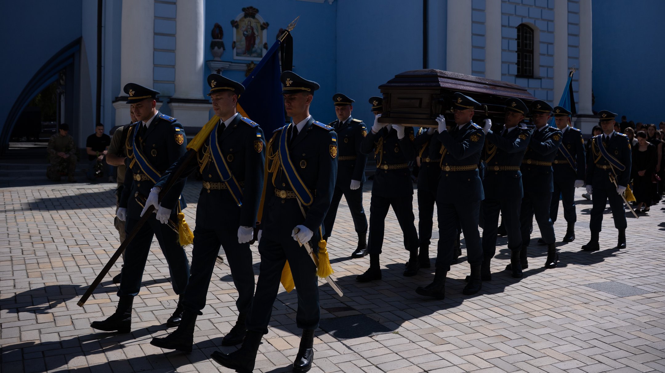Зображення до:  У Києві попрощалися із загиблим льотчиком Максимом Устименком