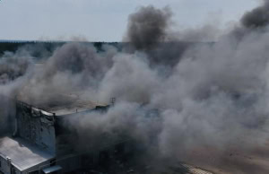 Зображення до посту: Під час російського удару по Васищевому загинув охоронець розподільчого центру
