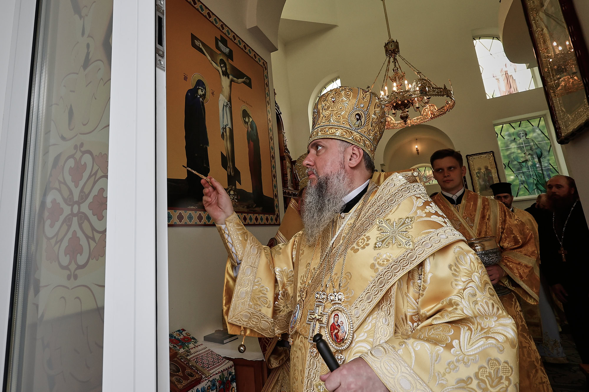 Зображення до:  Предстоятель ПЦУ освятив новозбудований монастирський храм на Харківщині