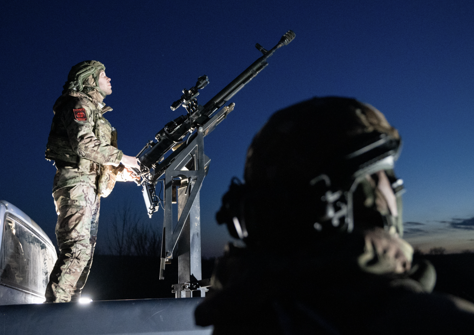 Зображення до:  Під час нічного удару по Харкову ППО збила 14 дронів з 26 — ОВА