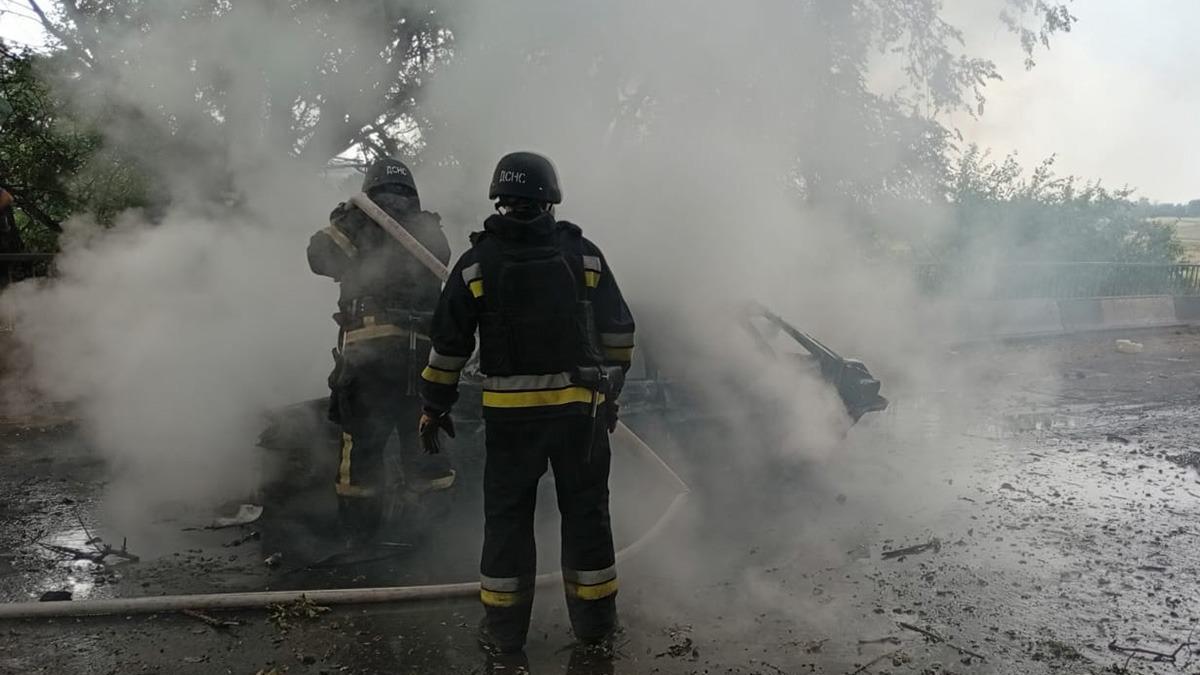 Зображення до:  На Харківщині через дронові атаки спалахнули дві пожежі