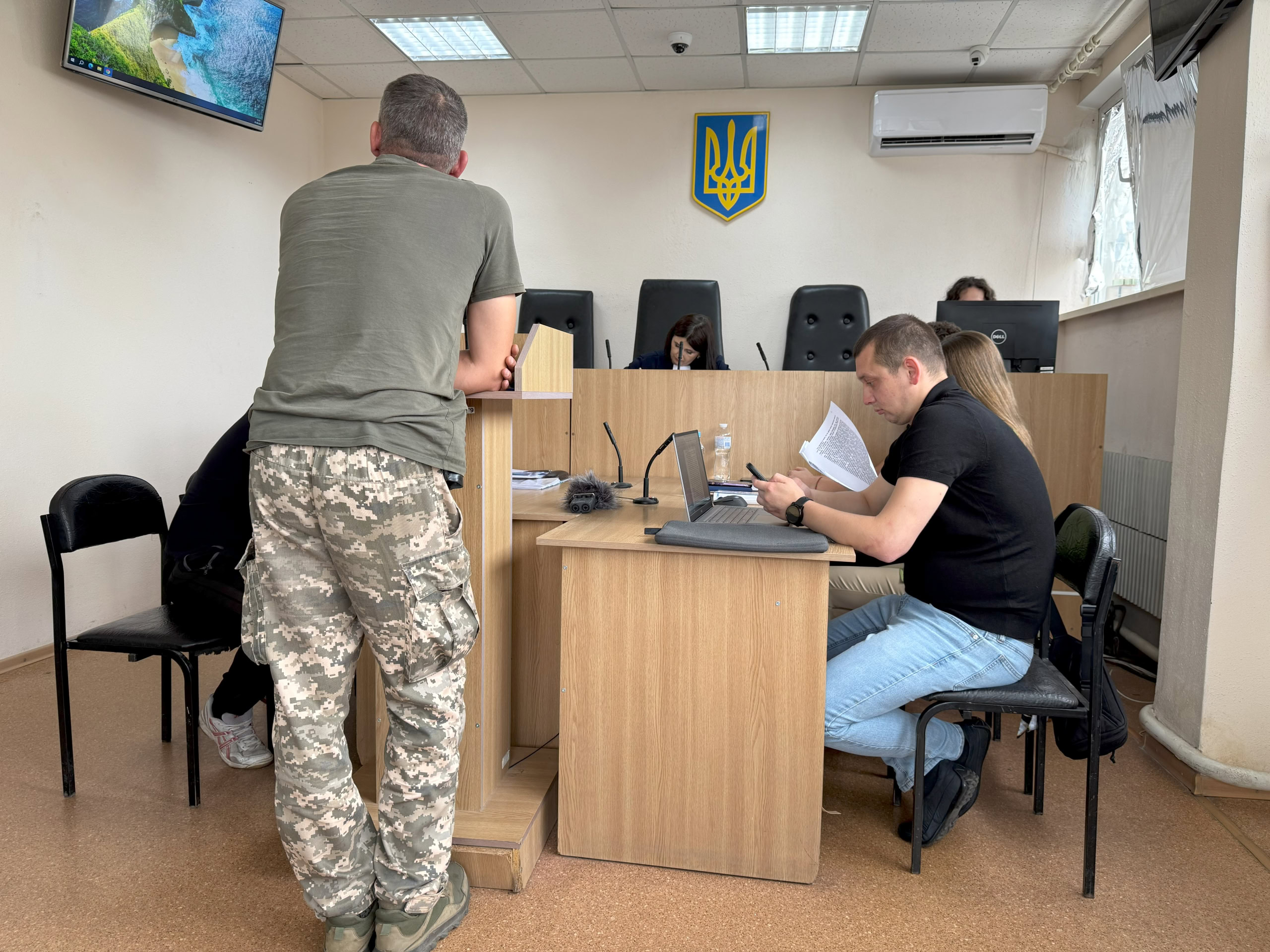 Зображення до:  У справі про побиття вчителя працівником ТЦК у Харкові слухають свідків