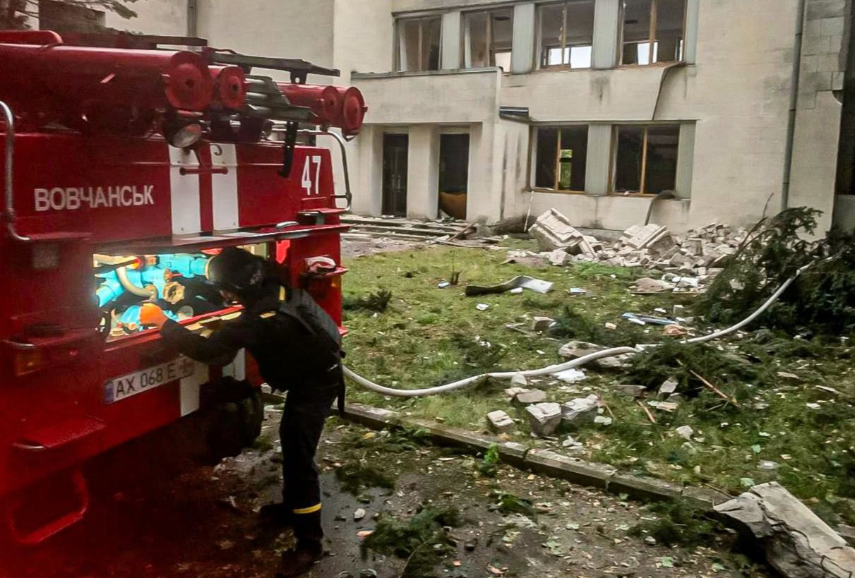 Зображення до:  Російські дрони атакували базу відпочинку під Старим Салтовом