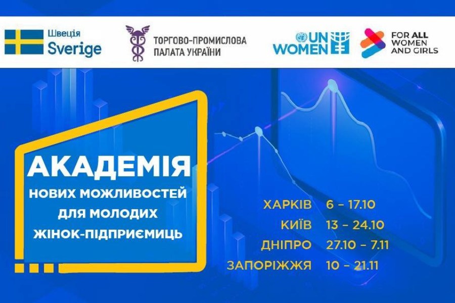 Стартує проєкт «Академія нових можливостей для молодих підприємниць»