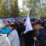 У Златополі відкрили Алею Надії у пам'ять про полонених та зниклих безвісти бійців, 29 вересня 2025. Фото: Златопільська міська рада