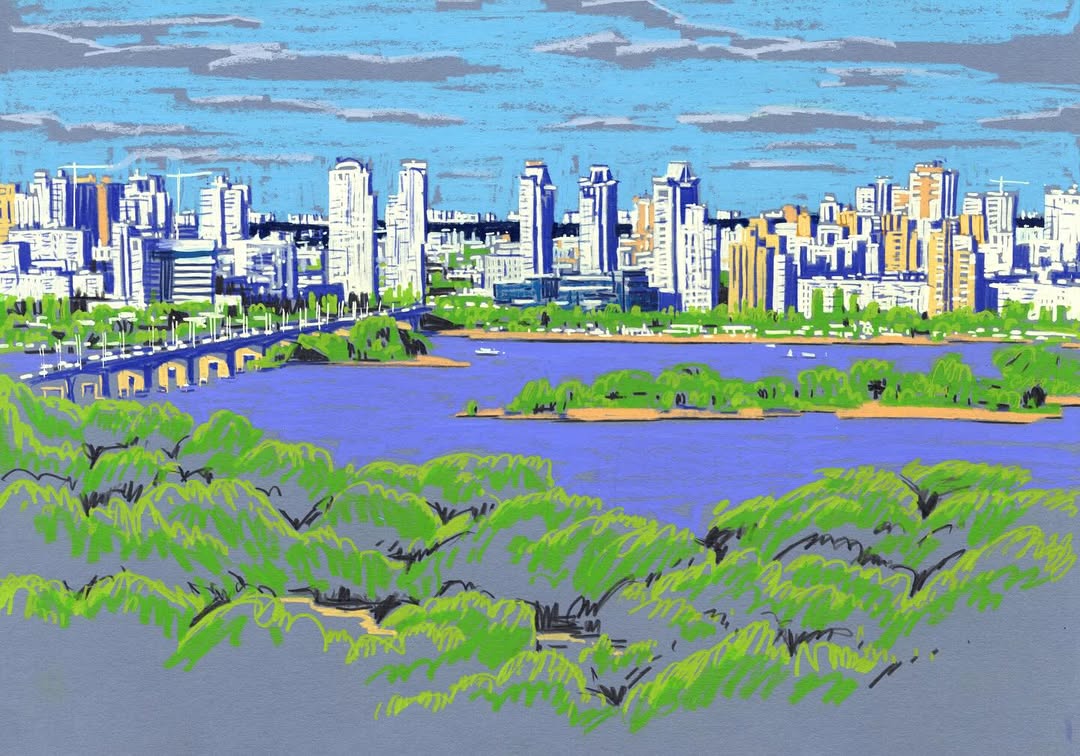 Article Харків’ян запрошують на виставку Оксани Бойко «Міські листівки»